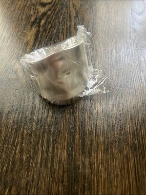NWT NEW Silver Cuff Bracelet Edgy Modern Brushed Silver